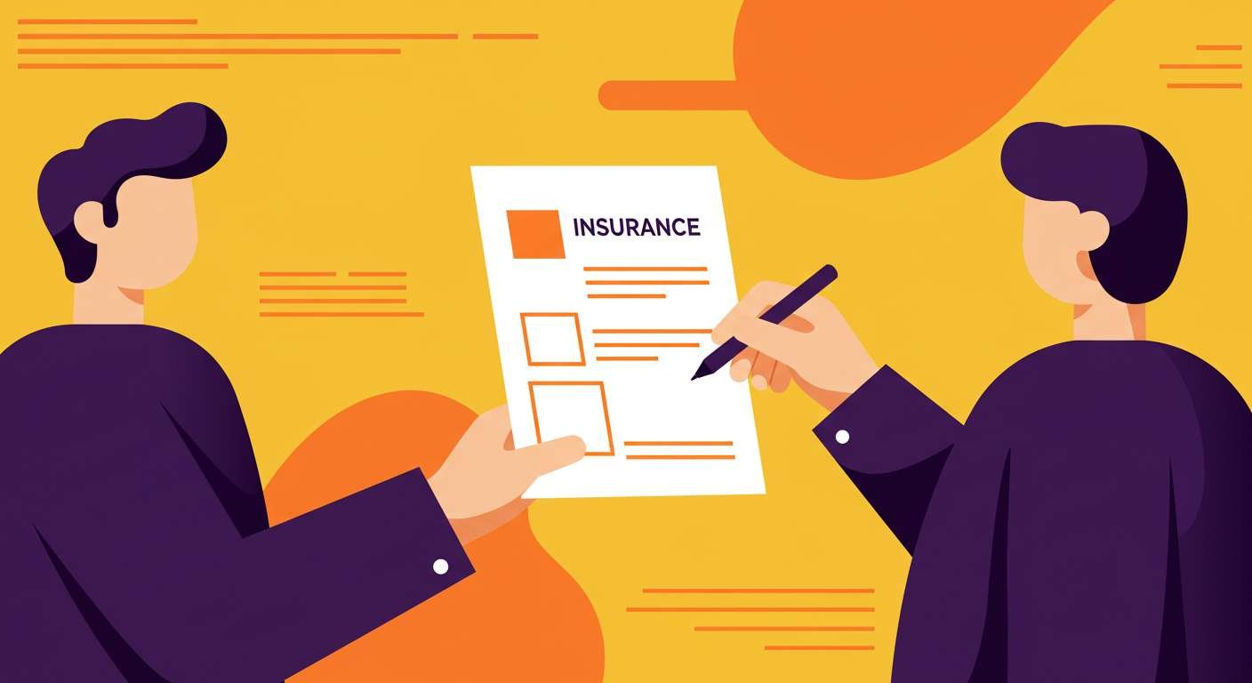 Two individuals reviewing a search fund insurance document, vital for search fund operations and risk management, one pointing with a pen.