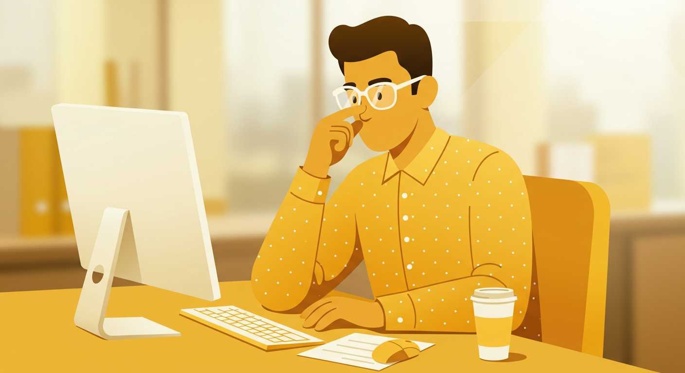 An image of a search fund operator struggling in searching the perfect business to acquire; an image by the Searcher Insights